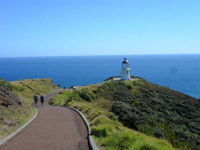 Cape Reinga Lighthouse, the Northmost point of New Zealand Thumb